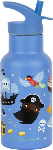 Stainless Steel Drinking Bottle with Pirate Design 350 ml