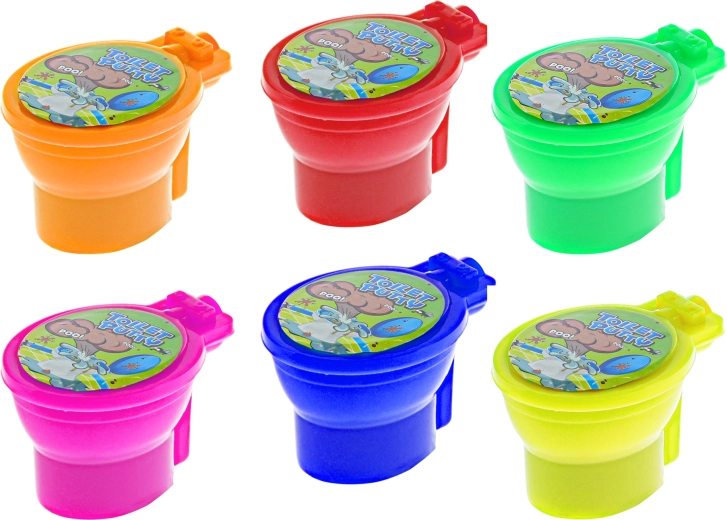 Six vibrant neon colors
