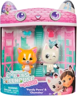 Gabby's Dollhouse: The Movie Figurines Pandy Paws and Chumsley