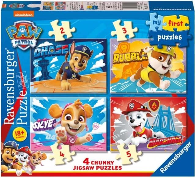 Ravensburger Manas pirmās puzles Ķepu patruļa 4v1