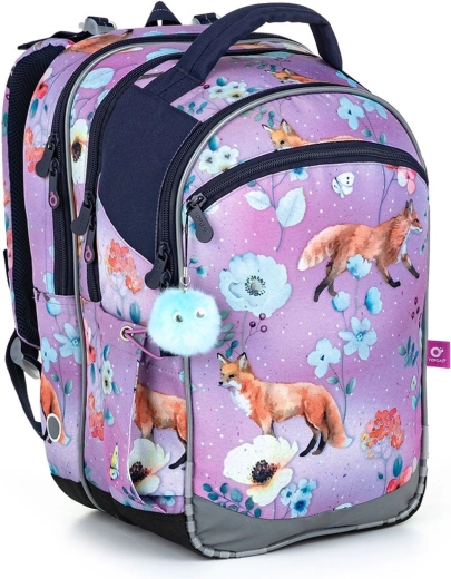 Topgal Coco school backpack with a fox motif