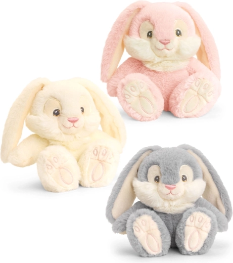 Plush Bunny with Patch 22 cm KEEL TOYS (3 types)