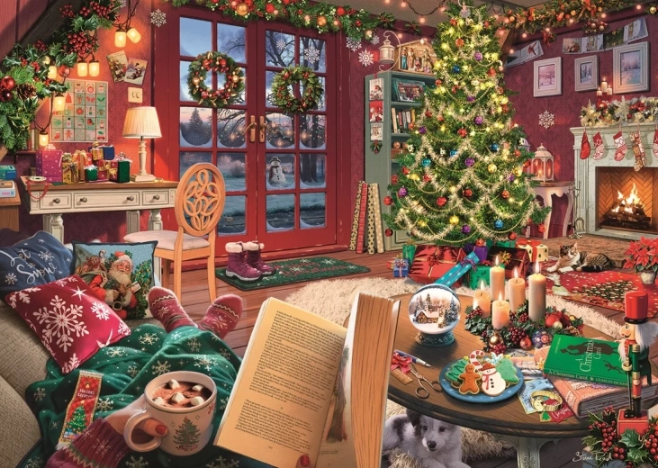Ravensburger puzle “Ziemassvētku siltie mirkļi” 500 gabaliņi