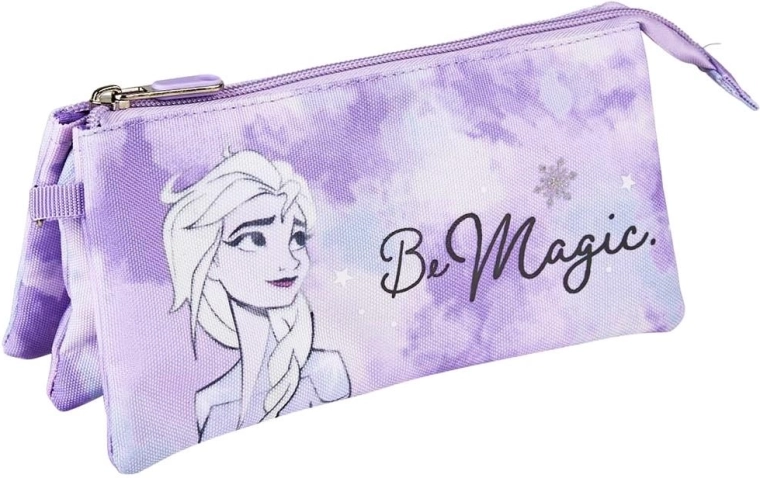 Three-compartment pencil case Frozen - 1 piece