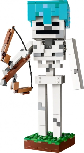 Pozējama Minecraft skeleta figūra