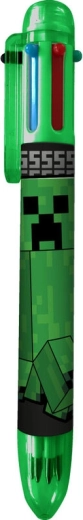 Minecraft lodīšu pildspalva ar 6 krāsām
