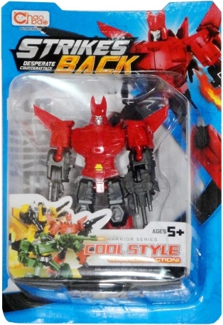 Plastmasas transformējošs robots bērniem