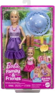 Barbie ģimene un draugi piknikā
