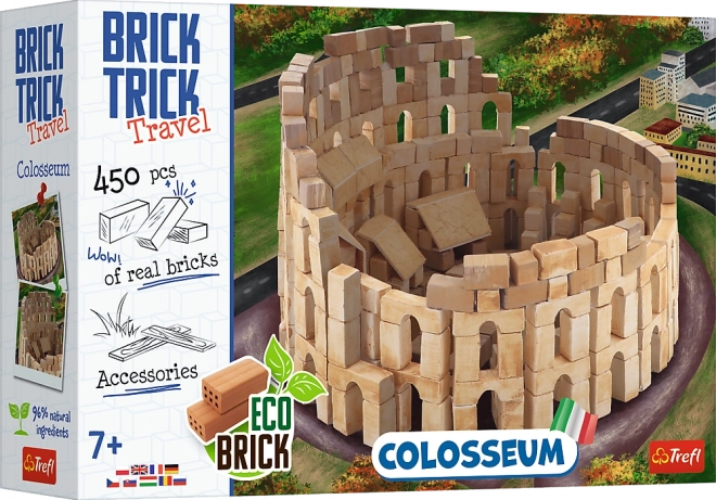 Konstruktors TREFL BRICK TRICK Travel Kolizejs XL (450 detaļu)
