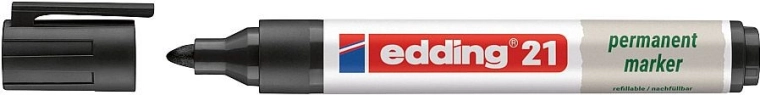 EDDING 21 Permanent Marker, Black