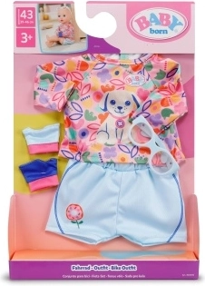 Baby Born blue cycling set for 43 cm dolls
