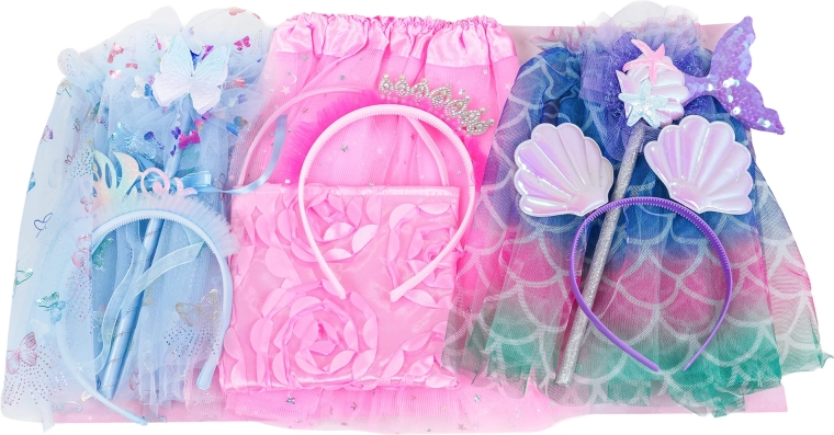 Three tulle skirts for different fairytale roles