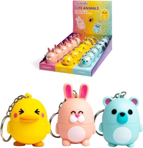 Animal lip balm keychain 5 g - 1 piece
