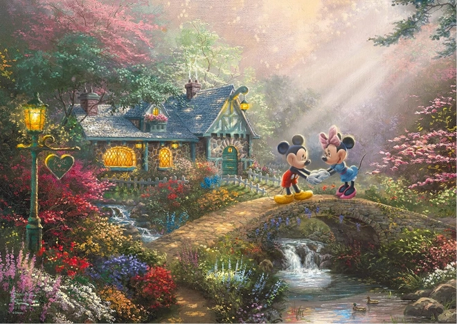Puķle metāla kārbiņā Mickey & Minnie 500 gabaliņi
