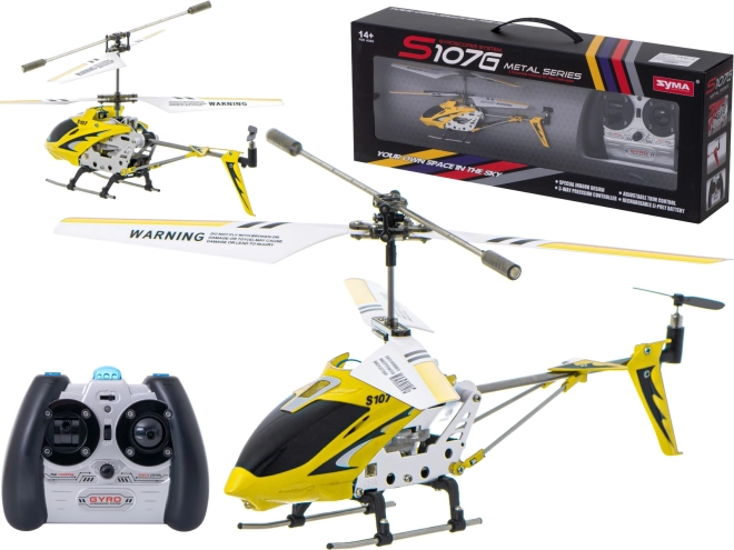 RC helikopters Syma S107G – Dzeltena