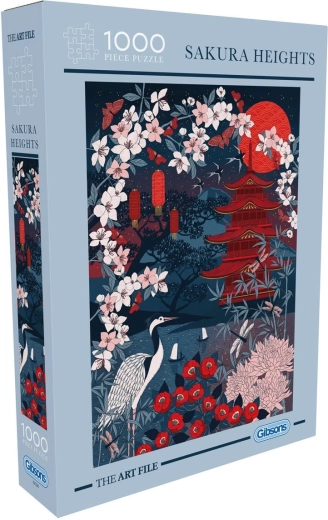 Gibsons puzle The Art File: Sakura: 1000 gabali