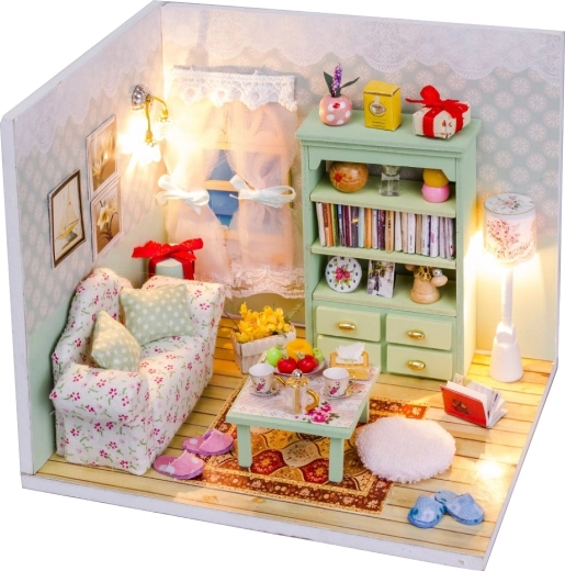 Miniatūra leļļu namiņam “Ģimenes zāle” no 2Kids Toys