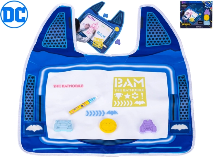 Batwheels water stamping set with pen and mat