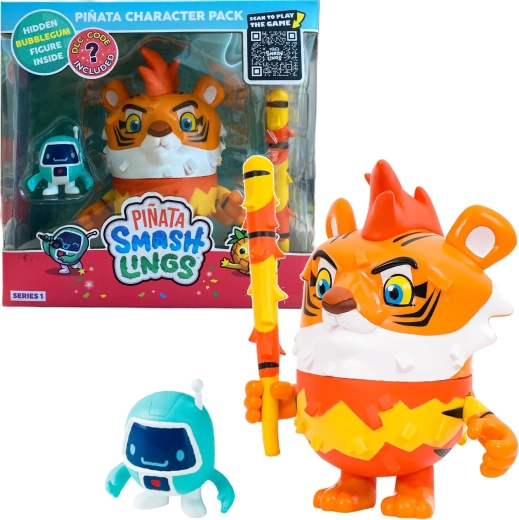 Piñata tīģeris Mo ar 2 figūriņām PINATA SMASHLINGS