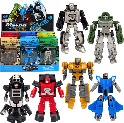 Robots 2v1 ar transformāciju militārajā transportlīdzeklī