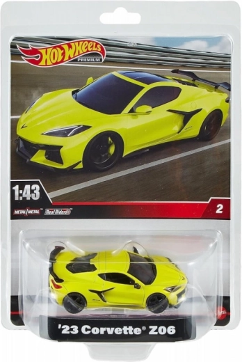 Hot Wheels Premium 1:43 – Corvette sporta auto kolekcionāru modelis