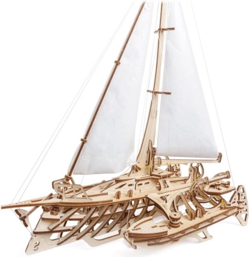 Ugears 3D koka mehānisks burukuģis Merihobus – trimarāns