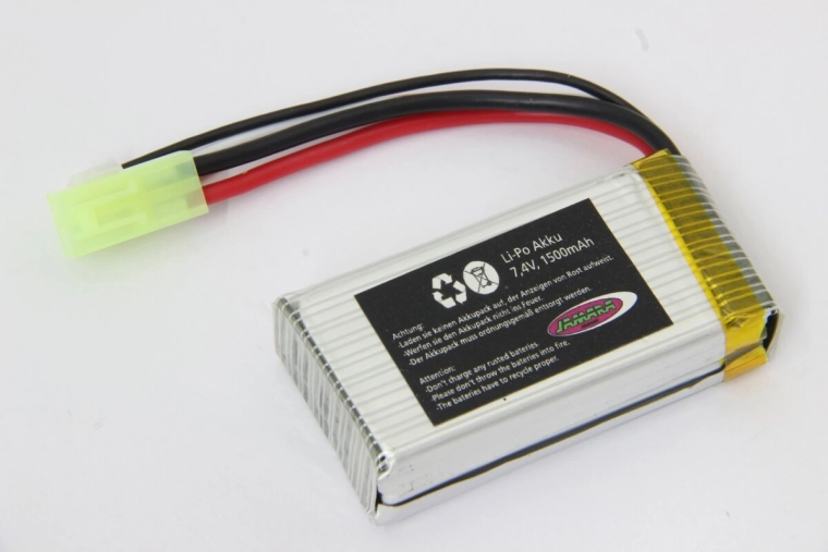 Jamara Quadrodrom akumulators LiPo 7,4 V 1500 mAh - 1 gab.
