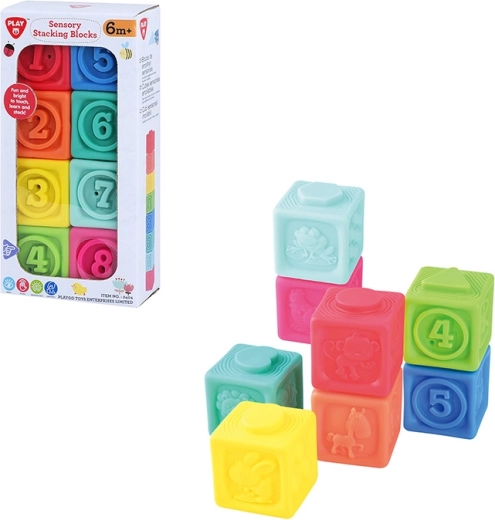 PlayGo rubber blocks for kids 8 pcs