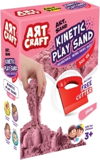 Art Craft kinētiskās smiltis rozā 500 g