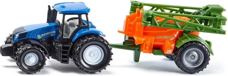 Siku traktors ar smidzinātāju – metāla modelis