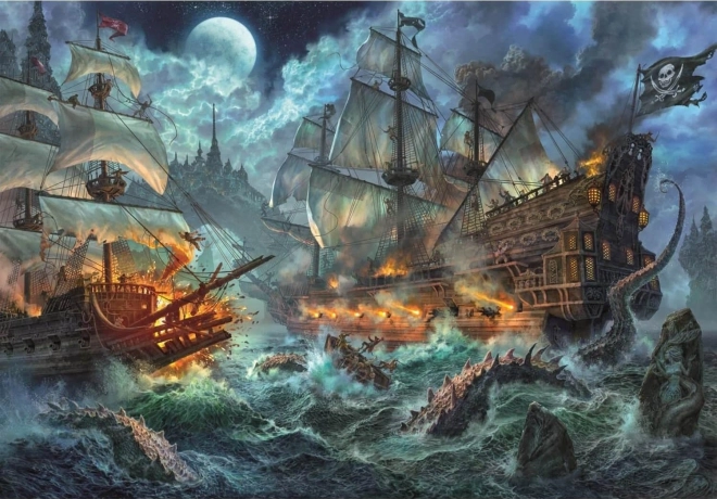 Clementoni Puzzle Pirate Battle 6000 Pieces