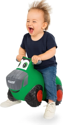 Jamara Fendt piepūšamais lēkājamais traktoriņš Hoppydoo ar pumpīti