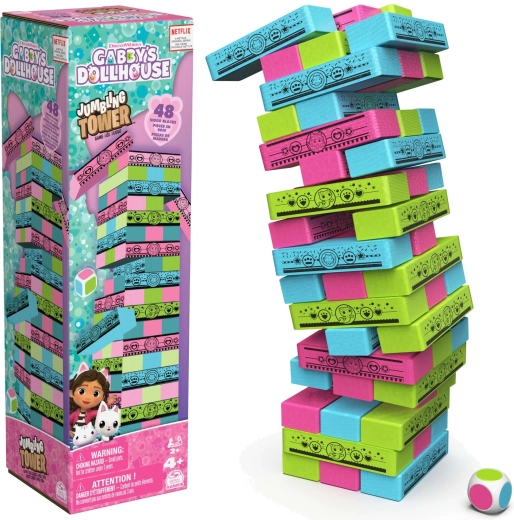 Outlet balance game Gabby's Dollhouse Dancing Tower – incomplete set