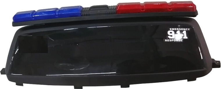 Priekšējais stikls bērnu elektriskajai automašīnai US Police 12 V JAMARA