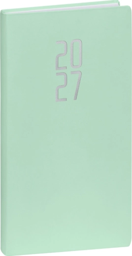 Kabatas dienasgrāmata Notique Ponza 2027 mentola 9 × 15,5 cm