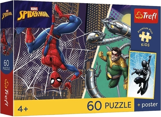 Premium Plus bērnu puzle Marvel: supervaroņu diena (60 gabaliņi)