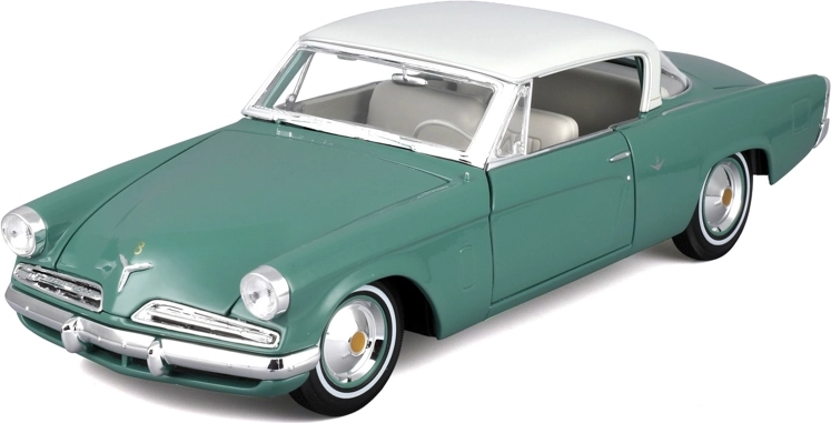 Maisto 1953 Studebaker Starliner 1:18 zaļš automašīnas modelis