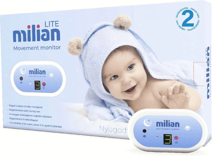Elpošanas monitors Milian Lite ar 2 sensoru paklājiņiem