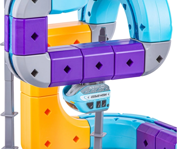 Riding thanks to magnets even in unusual positions