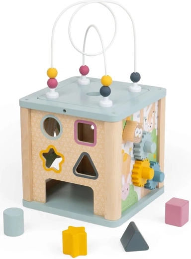 Bigjigs Toys motor skills activity cube with maze