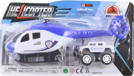 Helikopters ar auto ar inerces piedziņu, plastmasa