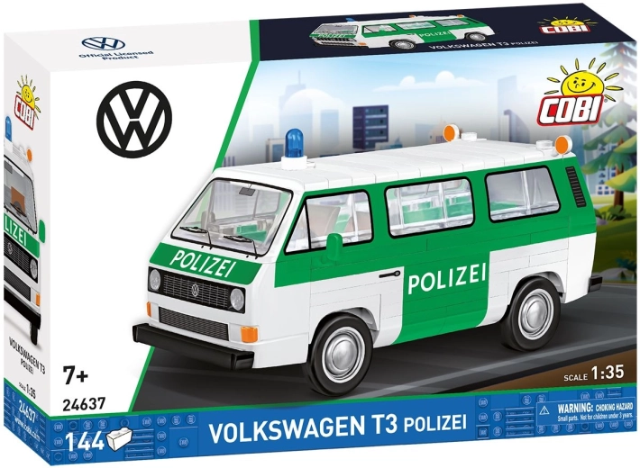 Cobi Volkswagen T3 policija 1:35 (144 detaļas) – 1 gab.