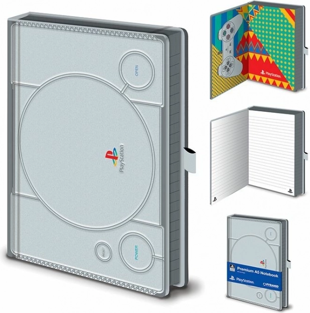 Premium līniju piezīmju bloks A5 PLAYSTATION PS1