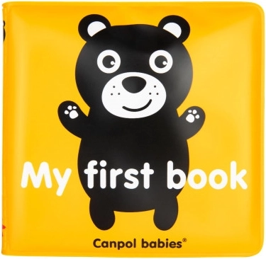 Canpol Babies mīksta pīkstoša vannas grāmatiņa SENSORY TOYS