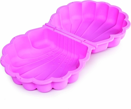 Pink shell sandbox with lid