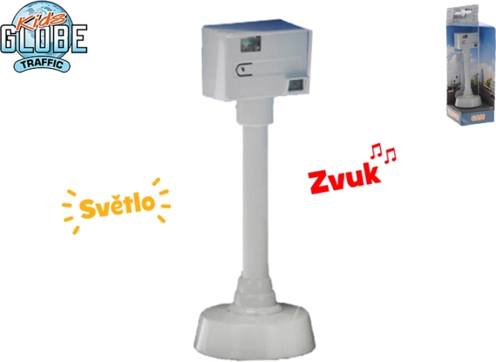 Kids Globe Traffic bērnu ātruma radars 12 cm ar gaismu un skaņu
