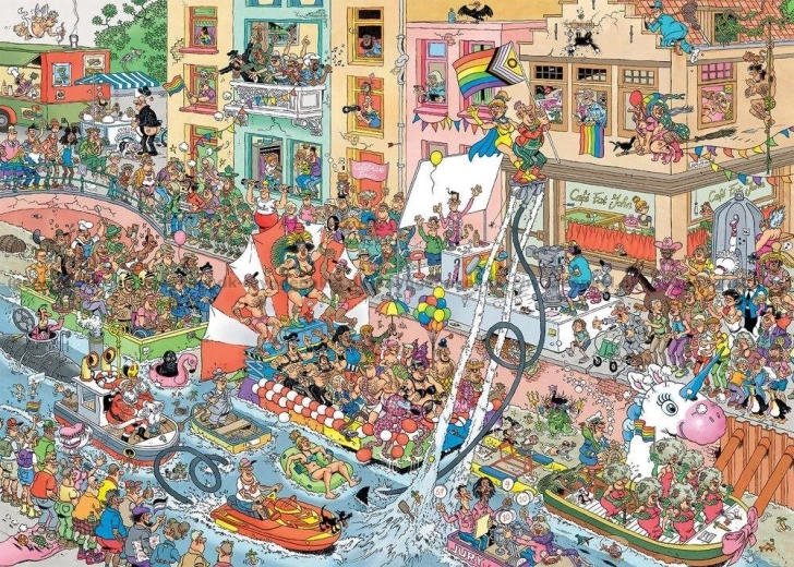 Jumbo puzzle Jan van Haasteren – Pride Celebration, 1000 pieces