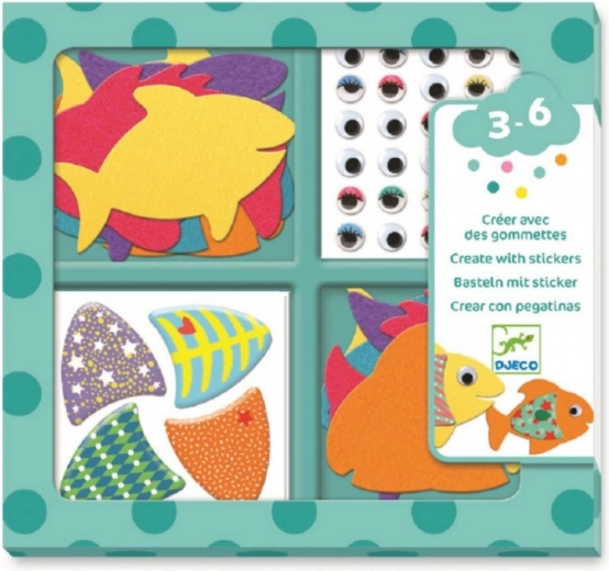 Sticker Set Cute Fishes by Djeco