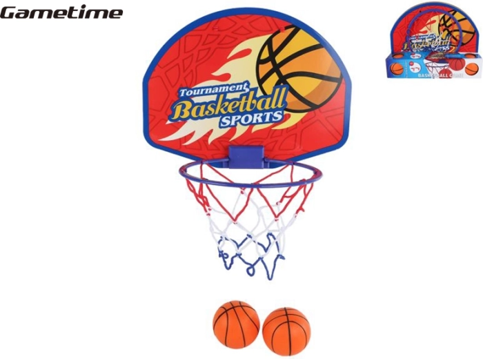 Gametime bērnu basketbola grozs ar divām bumbām