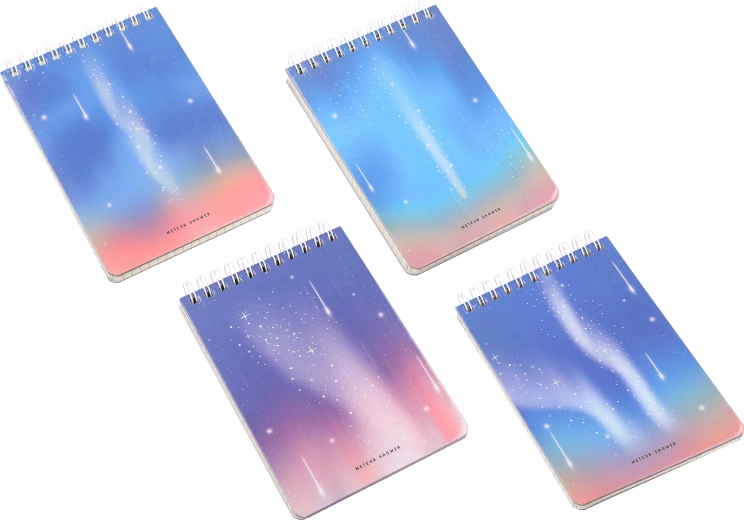 Spirālveida piezīmju grāmatiņa Zodiac 10 × 14 cm, 80 lapas - 1 gabals